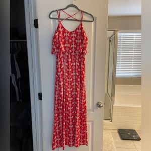 Peach Love maxi dress